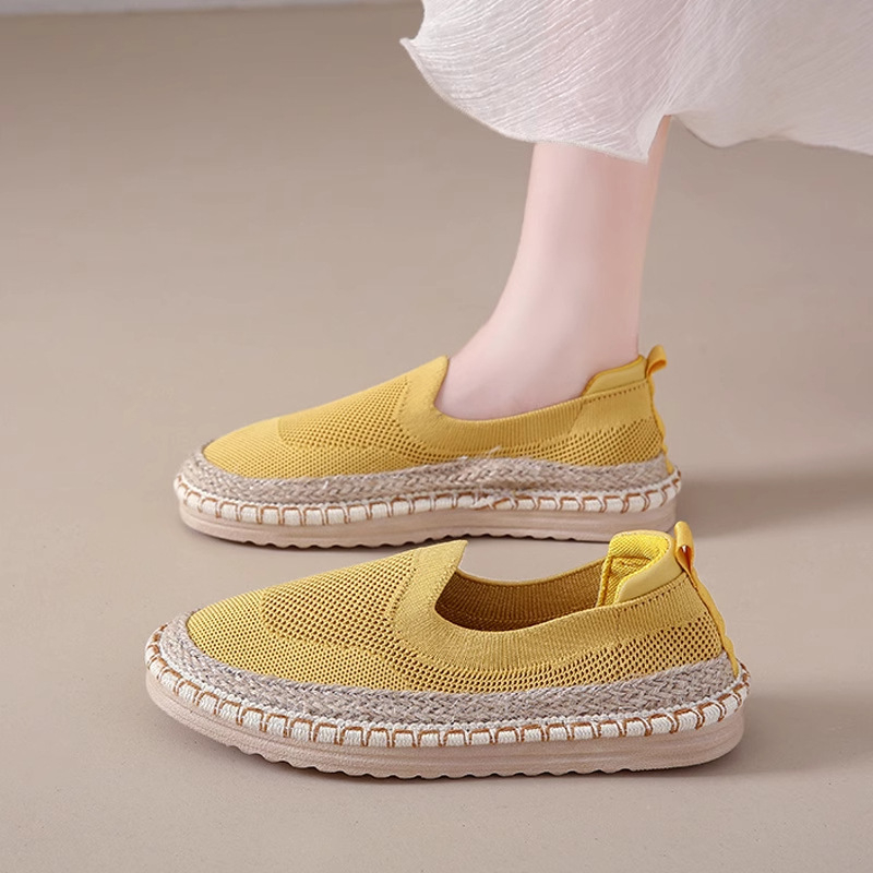 Ženske platnene tenisice u pekinškom stilu, ljetne mrežaste, slip-on, ravna mekana potplat, veličina 34