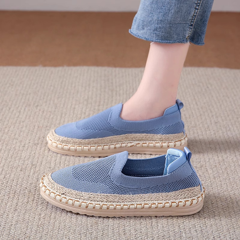 Ženske platnene tenisice u pekinškom stilu, ljetne mrežaste, slip-on, ravna mekana potplat, veličina 34