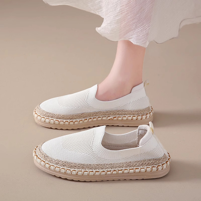 Ženske platnene tenisice u pekinškom stilu, ljetne mrežaste, slip-on, ravna mekana potplat, veličina 34