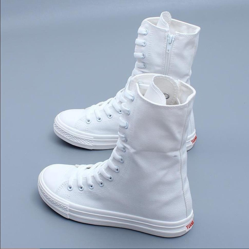 Sieviešu auduma kedas ar sānu rāvējslēdzēju, augstuma palielinošā iekšējā zolīte, gumijas zole