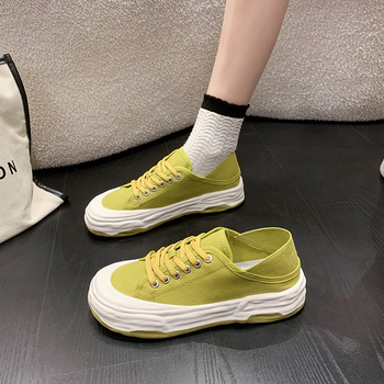 Sieviešu platnu kedas, zems augšējais, virsma no platna, gumijas zole ar injekciju, aizvēršana ar auklām, ikdienas stils rudens 2024