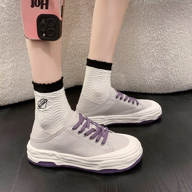 Sieviešu platnu kedas, zems augšējais, virsma no platna, gumijas zole ar injekciju, aizvēršana ar auklām, ikdienas stils rudens 2024