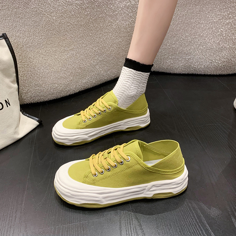 Sieviešu platnu kedas, zems augšējais, virsma no platna, gumijas zole ar injekciju, aizvēršana ar auklām, ikdienas stils rudens 2024