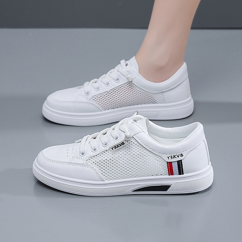 Ženske casual niske tenisice, okrugli vrh, PU gornji dio, potplat oblikovan injekcijom, gumeni potplat, EVA ulošak