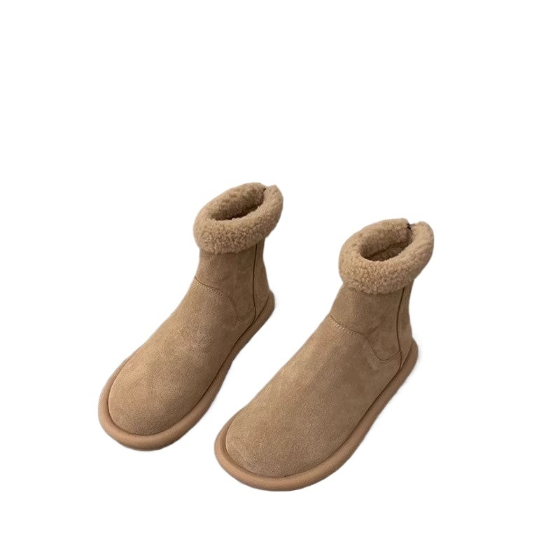 Снегоботи за жени – мултиматериално горно покритие, дишаща мрежеста подплата, гумирана подметка, цип за закопчаване, отвор на устата: среден 7–11 см