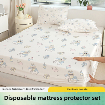 Vienkartinis lovos užvalkalas ir pagalvių užvalkalai – 4 dalių viešbučio rinkinys, Ke wanhong, neverpiamas audinys, 100 vnt