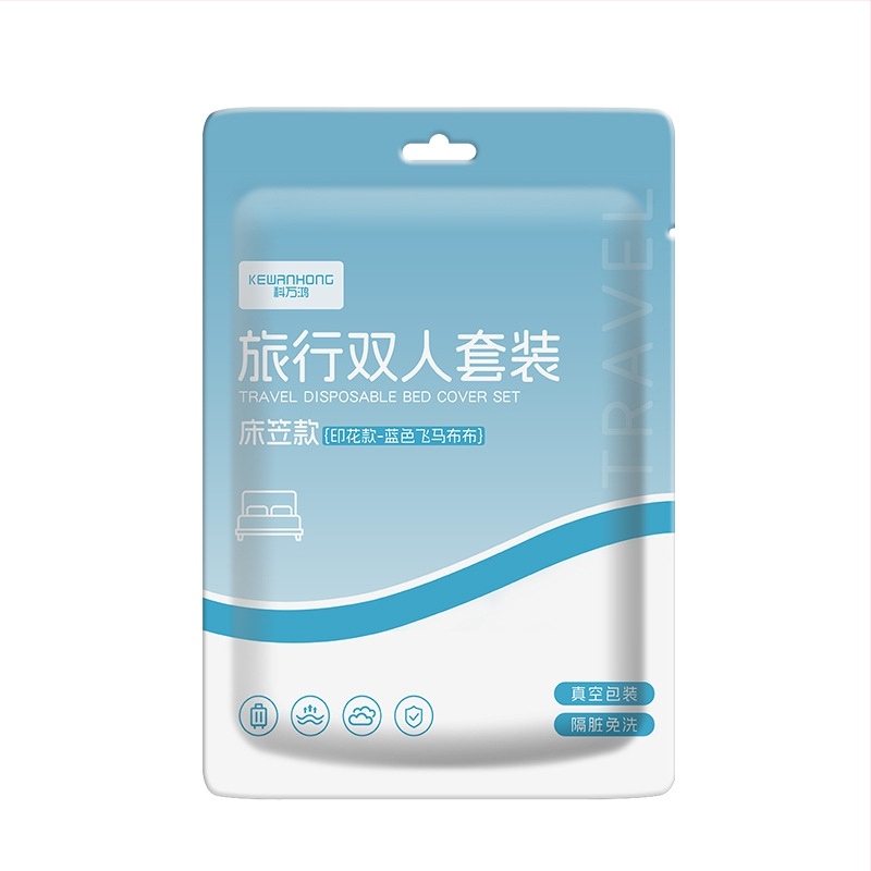 Vienkartinis lovos užvalkalas ir pagalvių užvalkalai – 4 dalių viešbučio rinkinys, Ke wanhong, neverpiamas audinys, 100 vnt