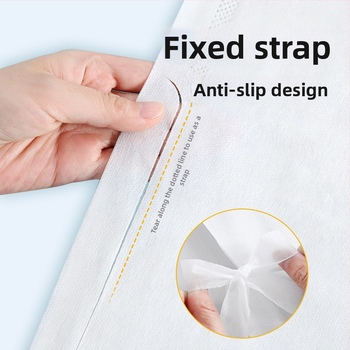 Vienkartinis lovos užvalkalų komplektas: pakloda, antklodės užvalkalas ir pagalvių užvalkalai – keturių arba trijų dalių rinkinys; medžiaga: SSMMS nepluoštas audinys.