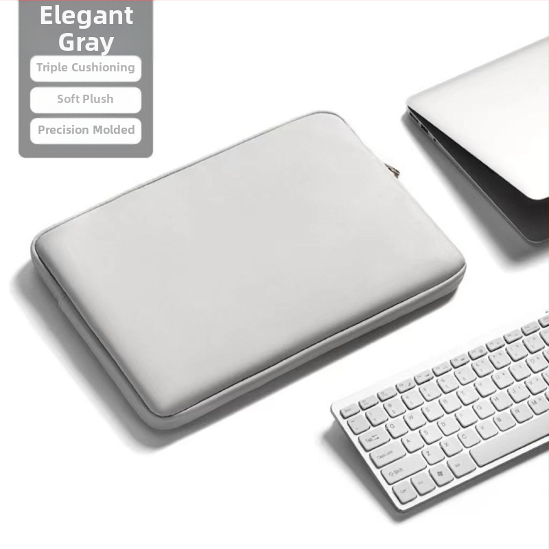 Haomo PU nešiojamojo kompiuterio dėklas su vidine įdėklu — miesto minimalistinis stilius, kvėpuojantis ir atsparus vandeniui, ultra lengvas ir atsparus dėvėjimui, poliesterio pamušalas, pavasaris 2025