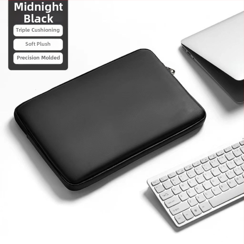 Haomo PU nešiojamojo kompiuterio dėklas su vidine įdėklu — miesto minimalistinis stilius, kvėpuojantis ir atsparus vandeniui, ultra lengvas ir atsparus dėvėjimui, poliesterio pamušalas, pavasaris 2025