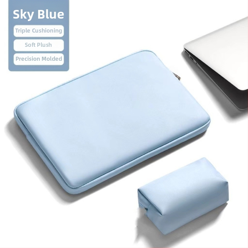 Haomo PU nešiojamojo kompiuterio dėklas su vidine įdėklu — miesto minimalistinis stilius, kvėpuojantis ir atsparus vandeniui, ultra lengvas ir atsparus dėvėjimui, poliesterio pamušalas, pavasaris 2025