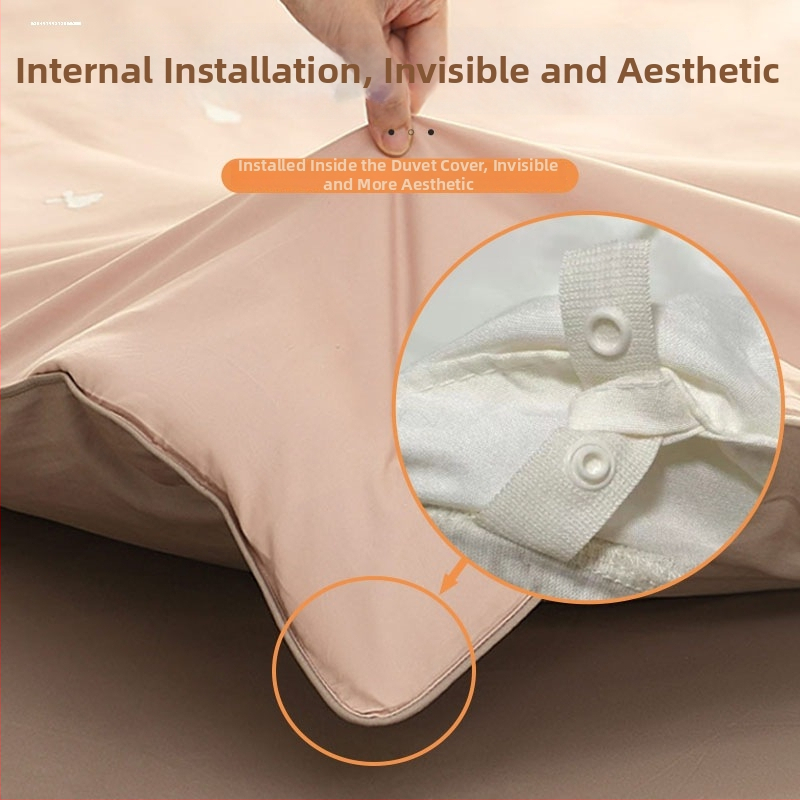 Teki kate nelja nurga fikseerivate rihmadega, lamedad puuvillased nöörid, Pima puuvill, tie-dye trükk, kaasaegne minimalistlik stiil