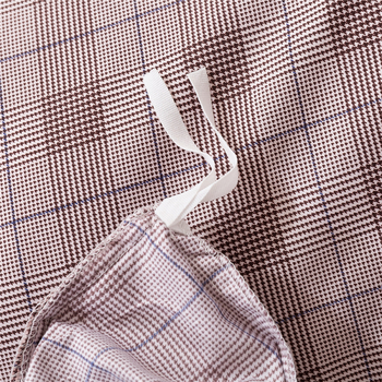 Kolmemeosaline voodipesu komplekt: katte ja kaks padjapüür, polüester, reaktiivne värvimine, lihvitud kude, kaasaegne minimalistlik stiil