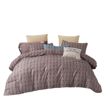 Kolmemeosaline voodipesu komplekt: katte ja kaks padjapüür, polüester, reaktiivne värvimine, lihvitud kude, kaasaegne minimalistlik stiil