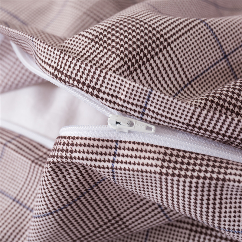 Kolmemeosaline voodipesu komplekt: katte ja kaks padjapüür, polüester, reaktiivne värvimine, lihvitud kude, kaasaegne minimalistlik stiil