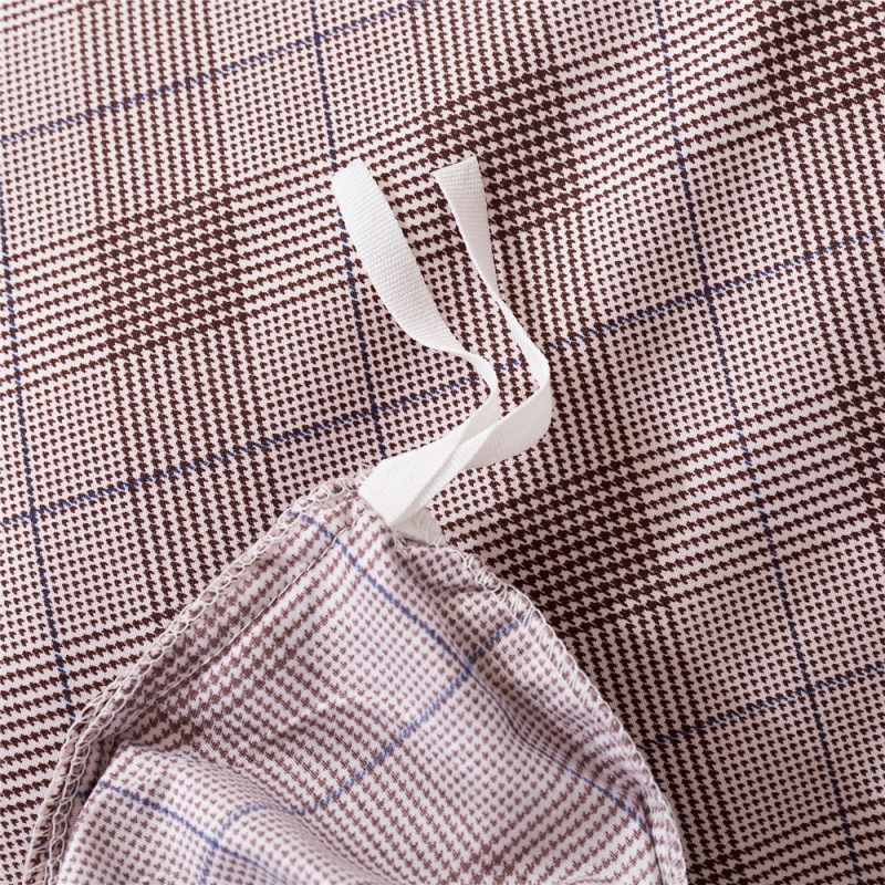 Kolmemeosaline voodipesu komplekt: katte ja kaks padjapüür, polüester, reaktiivne värvimine, lihvitud kude, kaasaegne minimalistlik stiil