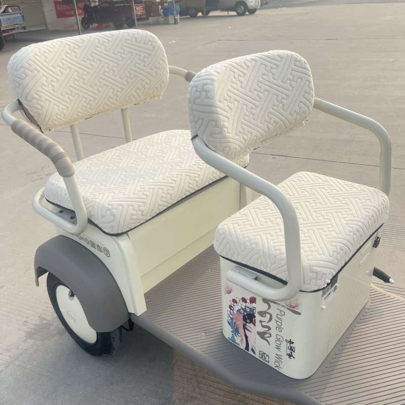 Sēdekļa pārvalks elektriskajam triciklam – šķiedru materiāls, universāls visiem gadalaikiem, bez logotipa