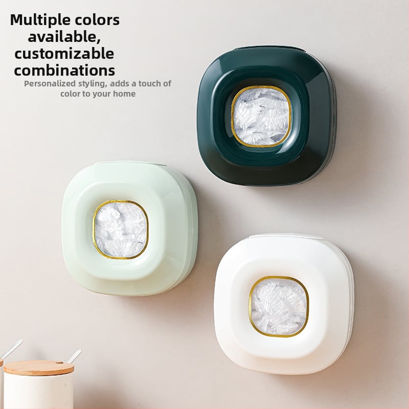 Plastmasas plēves uzglabāšanas kārba, sienas stiprinājums, bez urbšanas, 12L, PP plastmasa