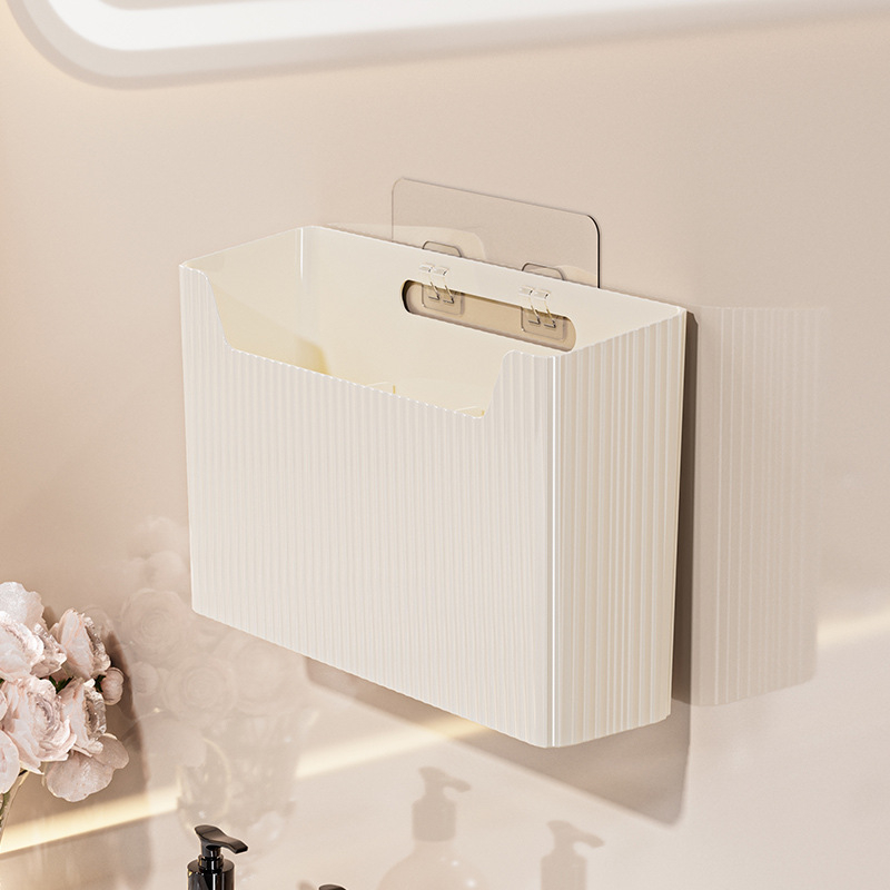 Virtuves skapja durvju uzglabāšanas kastīte, sienas stiprinājums, bez urbumiem, PET plastmasa, 2L tilpums