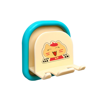 Seinale paigaldatav hambaharja hoidik, puurimata, plastikust, lastele mõeldud elektriliste hambaharjade jaoks, vannituba