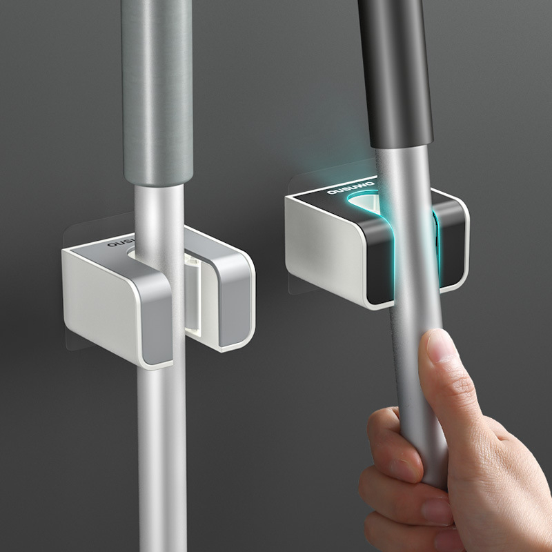 Sienas stiprināms mopam un slotai – bez urbšanas, ABS materiāls, Moni zīmols, 0,3 kg, mūsdienīgs vienkāršs stils