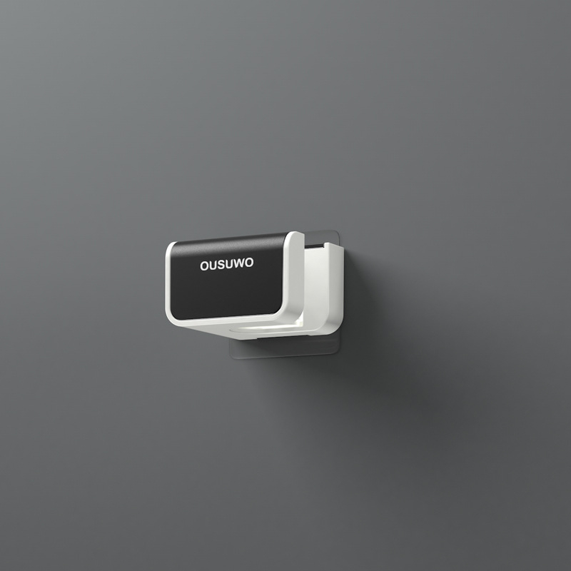 Sienas stiprināms mopam un slotai – bez urbšanas, ABS materiāls, Moni zīmols, 0,3 kg, mūsdienīgs vienkāršs stils