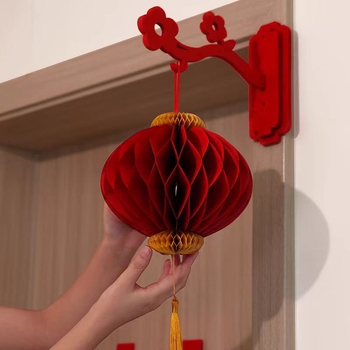 Laternu dekors durvīm/uz sienas, neregulāras formas, DIY, mūsdienīgs vienkāršs stils, karstais nospiedums un silkscreen druka