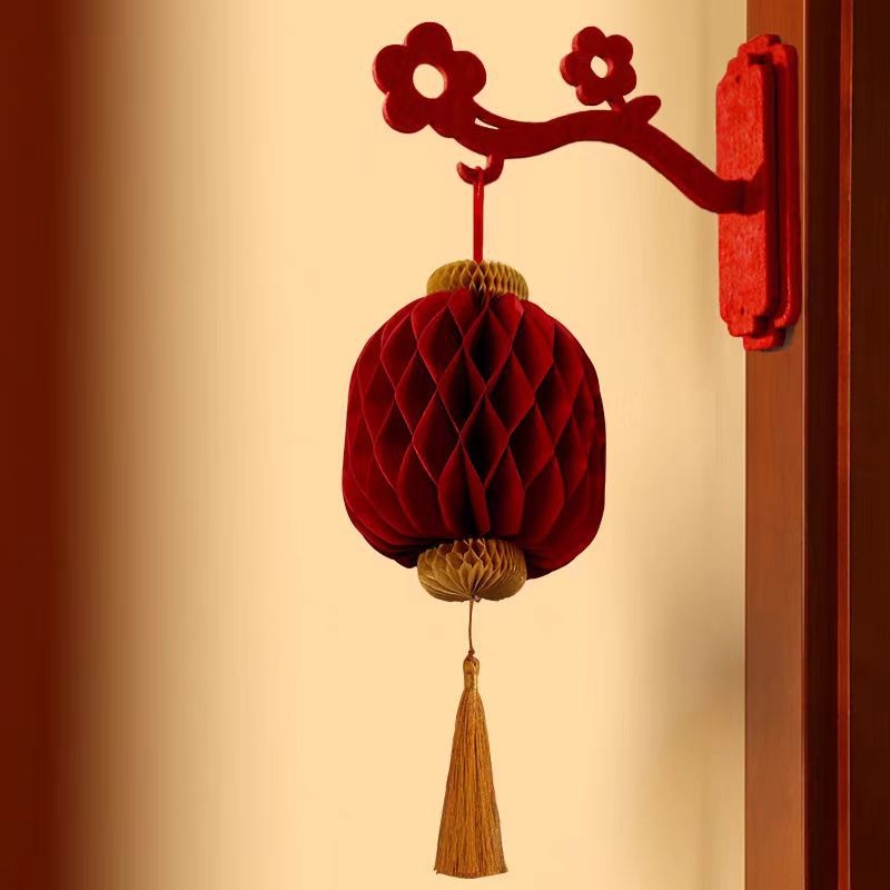 Laternu dekors durvīm/uz sienas, neregulāras formas, DIY, mūsdienīgs vienkāršs stils, karstais nospiedums un silkscreen druka