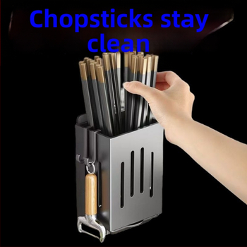 Fali szerelhető konyhai eszköztároló kosár, PP anyag, modell 111000223