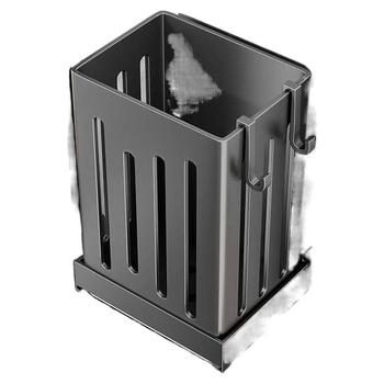 Fali szerelhető konyhai eszköztároló kosár, PP anyag, modell 111000223