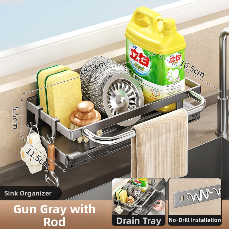 Seinasse paigaldatav köögirätikute hoidik tilgutusalusega, mitmekülgne, süsinikterasest; seinaline kinnitamine; 2017. aasta suvine lansatsioon