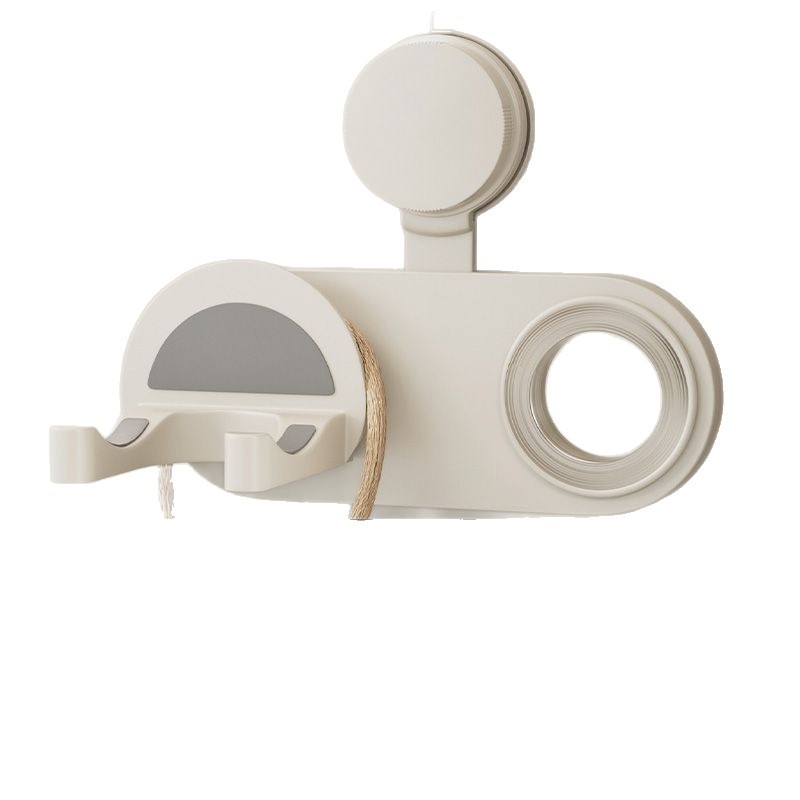 Műanyag hajszárító tartó szívófejes falra szerelhető, perforált kialakítás, CE tanúsítvány, termékkód Pxx695738122989