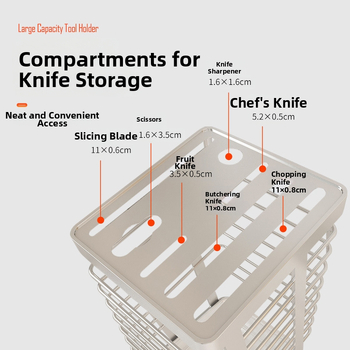 Seinale kinnitatav roostevabast terasest kööginuga hoidik drenaažifunktsiooniga