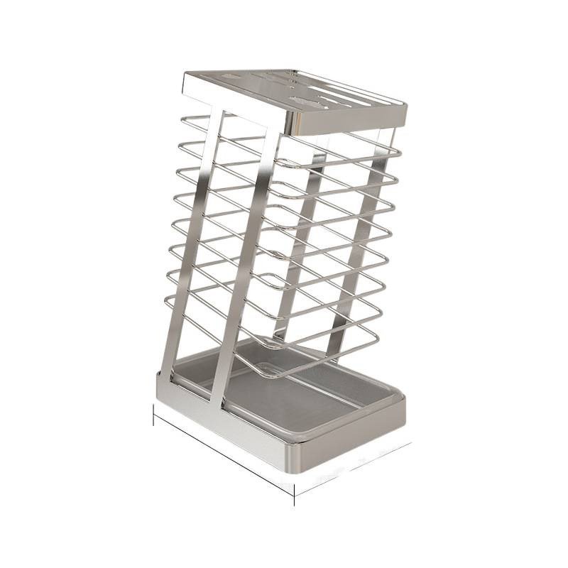 Seinale kinnitatav roostevabast terasest kööginuga hoidik drenaažifunktsiooniga