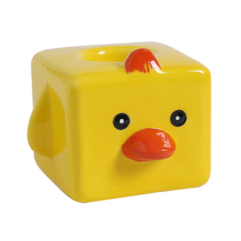 Keramički držač četkica i paste za zube, zidni, bez bušenja, kupaonica, dizajn patke