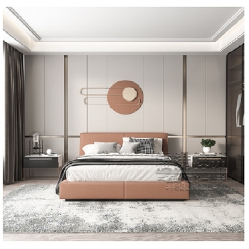 Textilből készült háttérpanel, egyszínű mintával, testreszabható, Baker Cloud — nappali, hálószoba és dolgozószoba számára