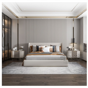 Textilből készült háttérpanel, egyszínű mintával, testreszabható, Baker Cloud — nappali, hálószoba és dolgozószoba számára