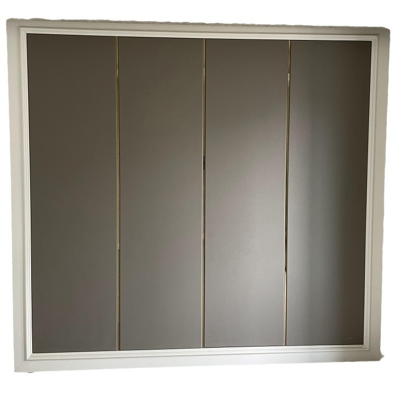 Textilből készült háttérpanel, egyszínű mintával, testreszabható, Baker Cloud — nappali, hálószoba és dolgozószoba számára