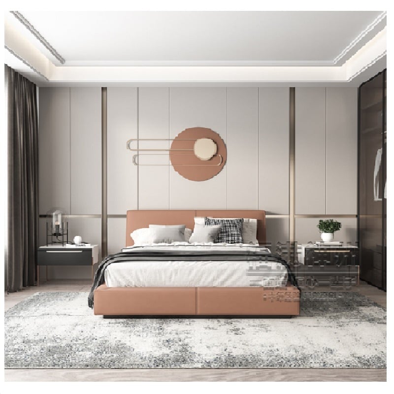 Textilből készült háttérpanel, egyszínű mintával, testreszabható, Baker Cloud — nappali, hálószoba és dolgozószoba számára