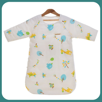 Spavaća vreća za bebe i malu djecu, kokon stil, gazasta tkanina s pamukom, punilo od svilenih vlakana, zimska namjena