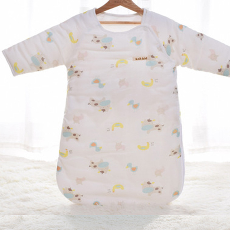 Spavaća vreća za bebe i malu djecu, kokon stil, gazasta tkanina s pamukom, punilo od svilenih vlakana, zimska namjena