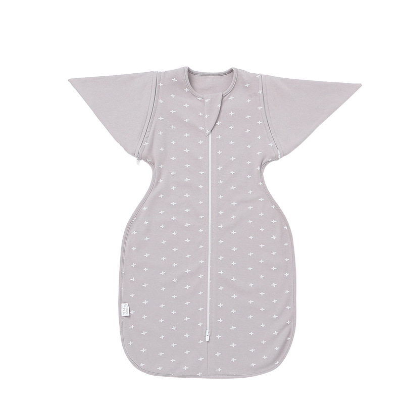 Pineapple Pudding Újszülött Swaddle Alvó Táska – Mind a Négy Évszak, Külső és Bélés 95% pamut, Töltet pamut, Levehető Ujjak, Nylon Cipzár, Karikatúra Minta