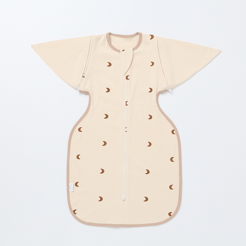 Pineapple Pudding Újszülött Swaddle Alvó Táska – Mind a Négy Évszak, Külső és Bélés 95% pamut, Töltet pamut, Levehető Ujjak, Nylon Cipzár, Karikatúra Minta