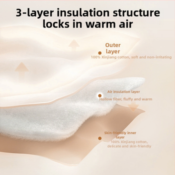 Beebimagamiskott jagatud jalgadega, puuvillasisaldus üle 95%, soe