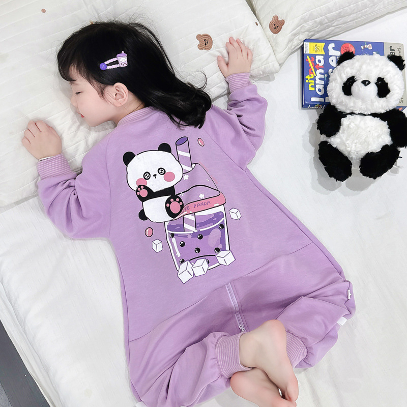 Baba alvózsák három évszakos, hőre érzékeny bársonyból, hosszú ujjú, nedvességelvezető bélés, mesefigurás mintával, 0–6 éveseknek