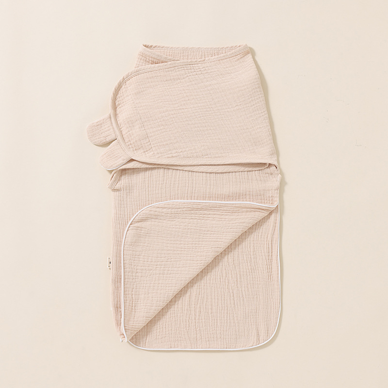 Baba cocoon stílusú hálózsák, pamut anyag, selyem töltet, nylon cipzár