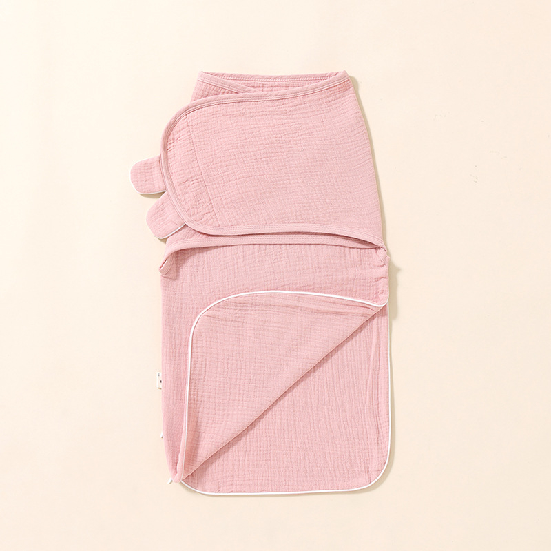 Baba cocoon stílusú hálózsák, pamut anyag, selyem töltet, nylon cipzár