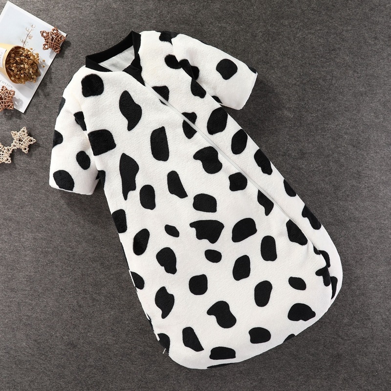 Hálózsák babák és kisgyermekek számára (1–3 év), flanel külső anyag, poliészter bélés, rajzolt minta