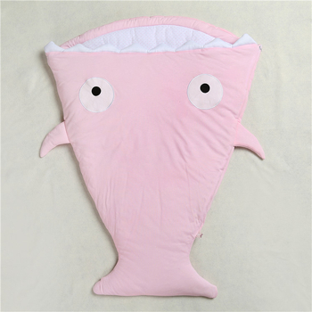 Kids Tales Shark Cocoon Dječja spavaća vreća – pamuk materijal, poliester podstava i punilo, cocoon stil, za sve sezone