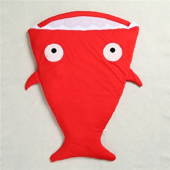Kids Tales Shark Cocoon Dječja spavaća vreća – pamuk materijal, poliester podstava i punilo, cocoon stil, za sve sezone